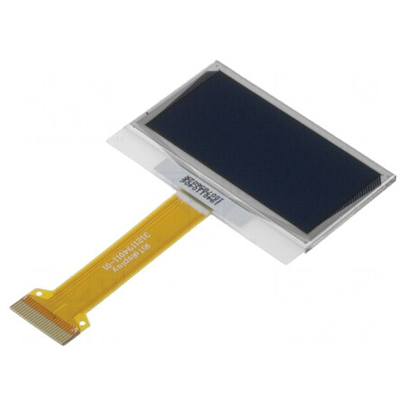 Display OLED Grafic 1.6" 128x64 Galbenă | Electronic-mag.ro | Componente Electronice