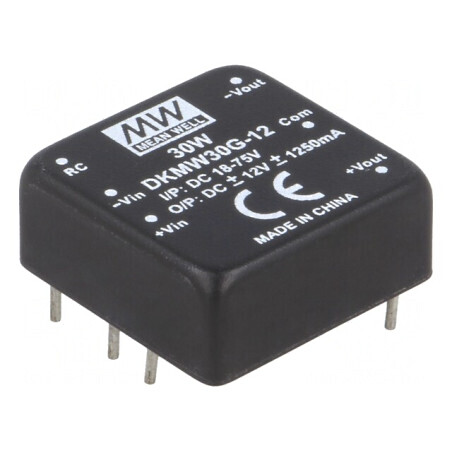 Convertor DC/DC 30W 18-75V la 12V/-12V | Electronic-mag.ro | Componente Electronice