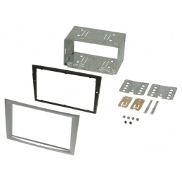 Cadru Radio Opel 2 DIN Matt Chrom | Electronic-mag.ro | Componente Electronice