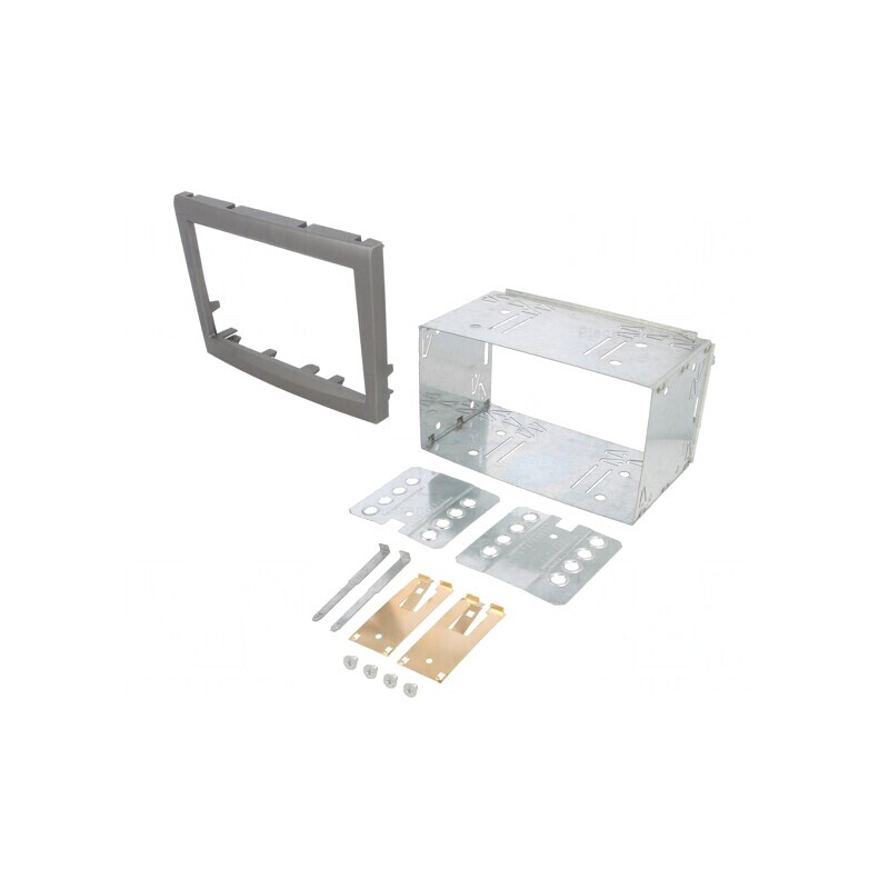 Radio frame Porsche 2 DIN Gray Volcanic Matt | Electronic-mag.ro | Componente Electronice