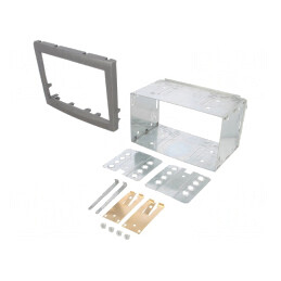 Radio frame Porsche 2 DIN Gray Volcanic Matt | Electronic-mag.ro | Componente Electronice