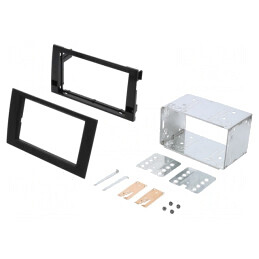 Cadru radio 2 DIN negru pentru Audi și Seat | Electronic-mag.ro | Componente Electronice