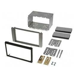 Cadru radio Ford 2 DIN argintiu | Electronic-mag.ro | Componente Electronice