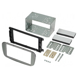 Cadru radio Ford 2 DIN argintiu | Electronic-mag.ro | Componente Electronice