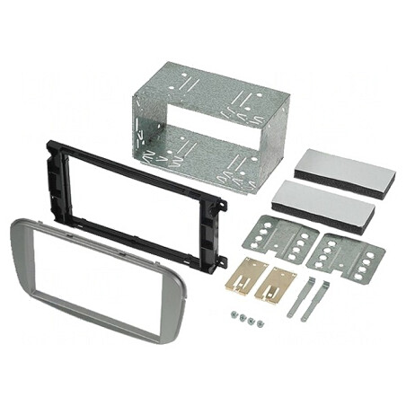Cadru radio Ford 2 DIN argintiu | Electronic-mag.ro | Componente Electronice