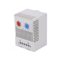 Senzor: termostat | NC + NO | 10A | 250VAC | cleme cu şurub | IP20 | 01175.0-00