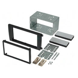 Cadru radio Porsche 2 DIN negru | Electronic-mag.ro | Componente Electronice
