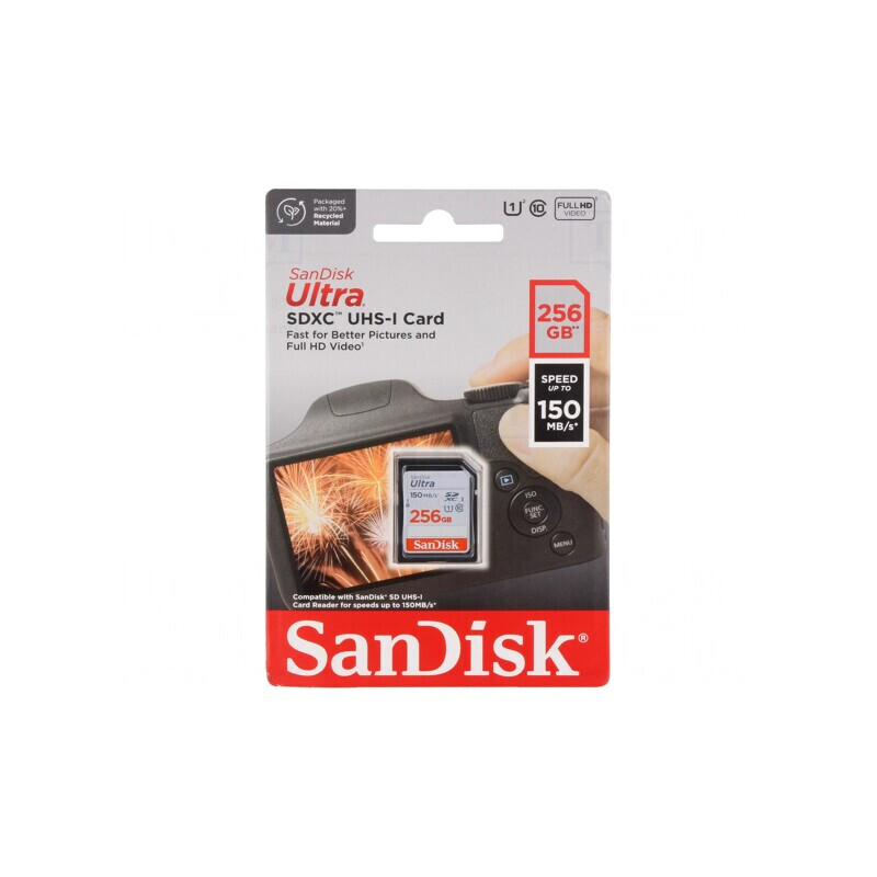Card de memorie Ultra SDXC 256GB 150MB/s Class 10 UHS U1 | Electronic-mag.ro | Componente Electronice