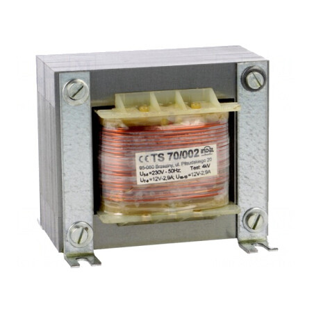 Transformator Alimentare 70VA 230VAC 12V 2.9A IP00 | Electronic-mag.ro | Componente Electronice