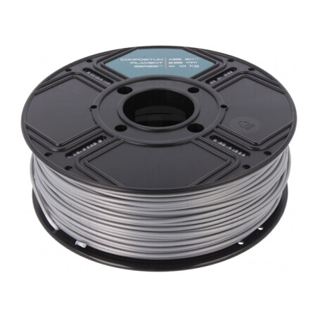 Filament ABS EX 2,85mm Argintiu 1kg | Electronic-mag.ro | Componente Electronice