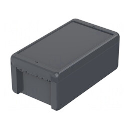 Carcasă universală ABS grafit 125x231x90mm | Electronic-mag.ro | Componente Electronice