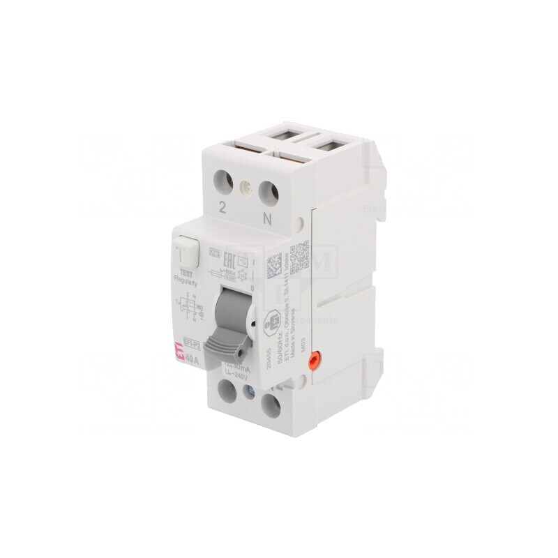 Întrerupător diferenţial 40A 30mA 2P | Electronic-mag.ro | Componente Electronice