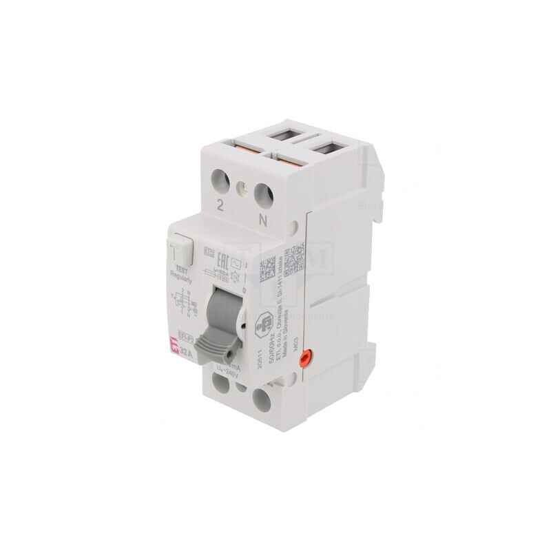 Întrerupător Diferențial 32A 30mA 2P 230V/400V | Electronic-mag.ro | Componente Electronice