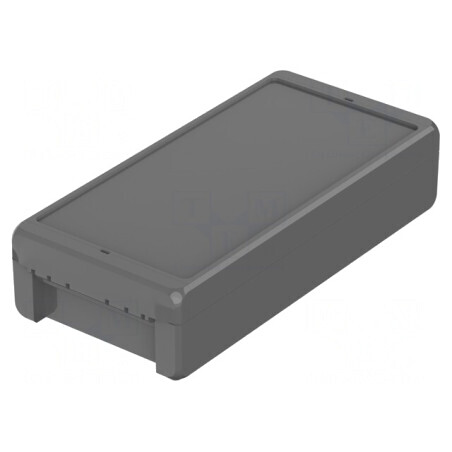 Carcasă universală BOCUBE ABS grafit 125x271x60 mm | Electronic-mag.ro | Componente Electronice