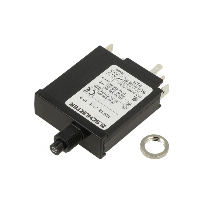 Întrerupător de Supracurent 10A 240VAC 28VDC 1 Pol | Electronic-mag.ro | Componente Electronice