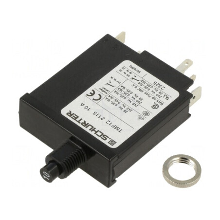 Întrerupător de Supracurent 10A 240VAC 28VDC 1 Pol | Electronic-mag.ro | Componente Electronice