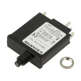 Întrerupător de Supracurent 10A 240VAC 28VDC 1 Pol | Electronic-mag.ro | Componente Electronice