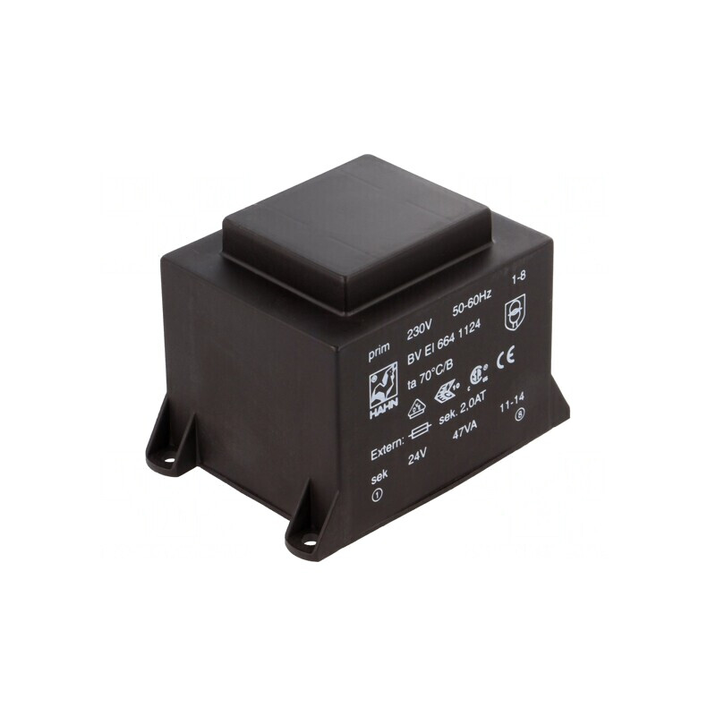 Transformator încapsulat 47VA 230V-24V 1958mA PCB | Electronic-mag.ro | Componente Electronice Transformator încapsulat 47VA 230V-24V 1958mA PCB | Electronic-mag.ro | Componente Electronice