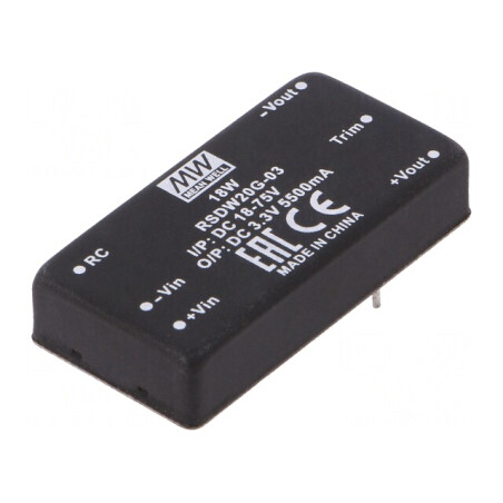 Convertor DC/DC 20W 18-75V la 3.3V 5500mA | Electronic-mag.ro | Componente Electronice