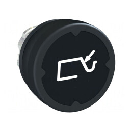 Comutator Apăsare 22mm Negru | Electronic-mag.ro | Componente Electronice