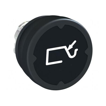 Comutator Apăsare 22mm Negru | Electronic-mag.ro | Componente Electronice