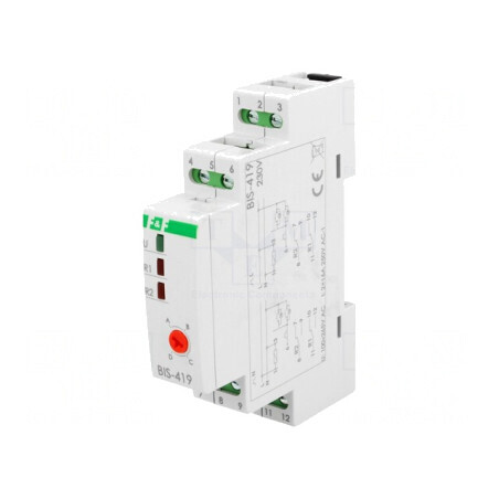 Releu Bistabil de Impulsuri DPDT 16A IP20 230V | Electronic-mag.ro | Componente Electronice
