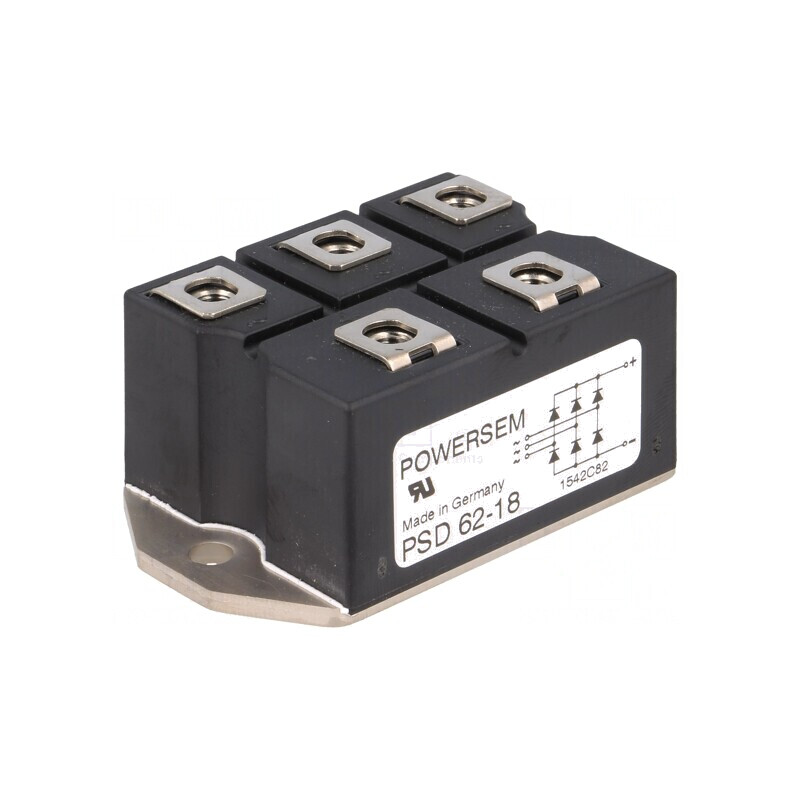 Punte Redresoare Trifazată 1,8kV 63A 550A Modul | Electronic-mag.ro | Componente Electronice