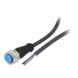 Cablu de conectare M12 PIN 4 drept 10m IP67 | Electronic-mag.ro | Componente Electronice
