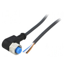 Cablu Conectare M12 PIN 4 Unghi 10m 250VAC 4A | Electronic-mag.ro | Componente Electronice
