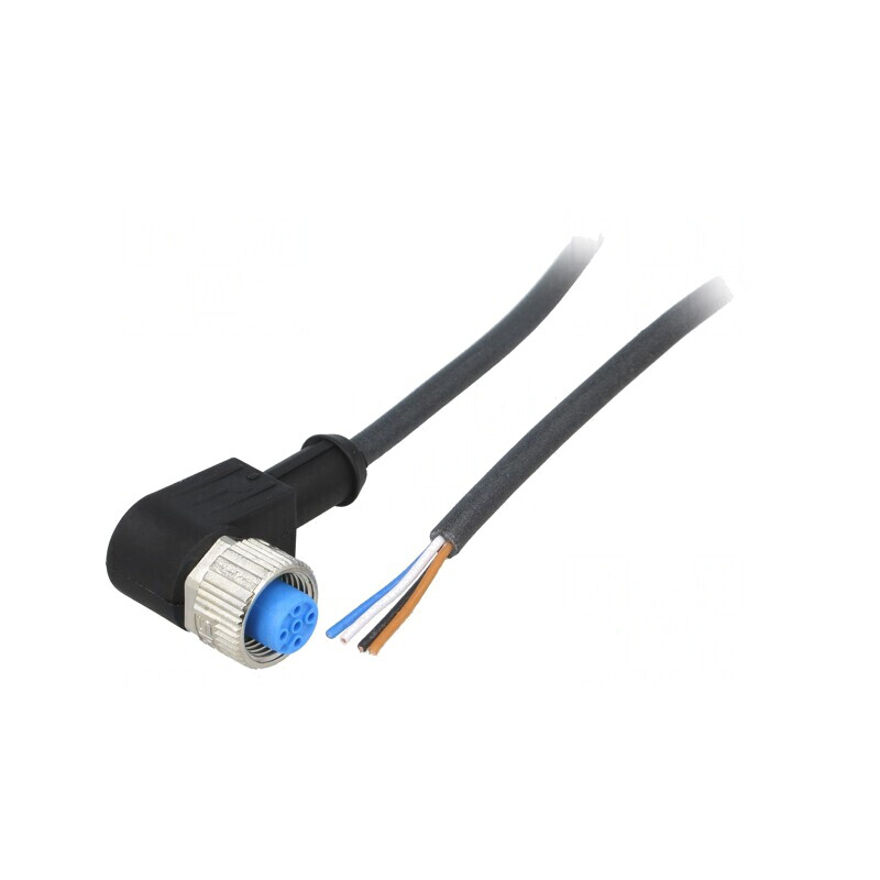 Cablu Conectare M12 PIN 4 Unghi 10m 250VAC 4A | Electronic-mag.ro | Componente Electronice