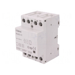Contactor 4-poli 63A 230VAC NC NO x3 pentru instalații | Electronic-mag.ro | Componente Electronice