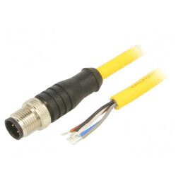 Cablu Conectare M12 5 Pini 10m 250VAC 4A PVC | Electronic-mag.ro | Componente Electronice
