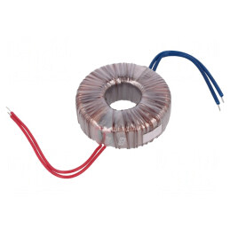 Transformator Toroidal 100VA 230V AC 12V 8.33A Cabluri | Electronic-mag.ro | Componente Electronice