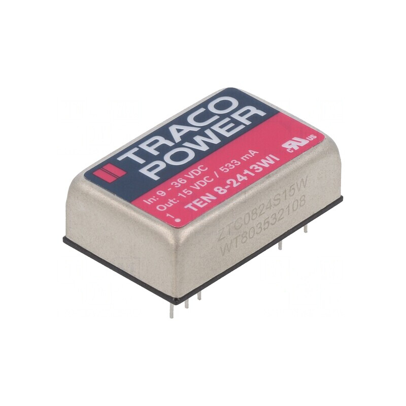 Convertor DC/DC 8W 9-36V la 15V 533mA DIP24 | Electronic-mag.ro | Componente Electronice Convertor DC/DC 8W 9-36V la 15V 533mA DIP24 | Electronic-mag.ro | Componente Electronice