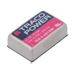 Convertor DC/DC 8W 18-75V la 15V 533mA DIP24 | Electronic-mag.ro | Componente Electronice