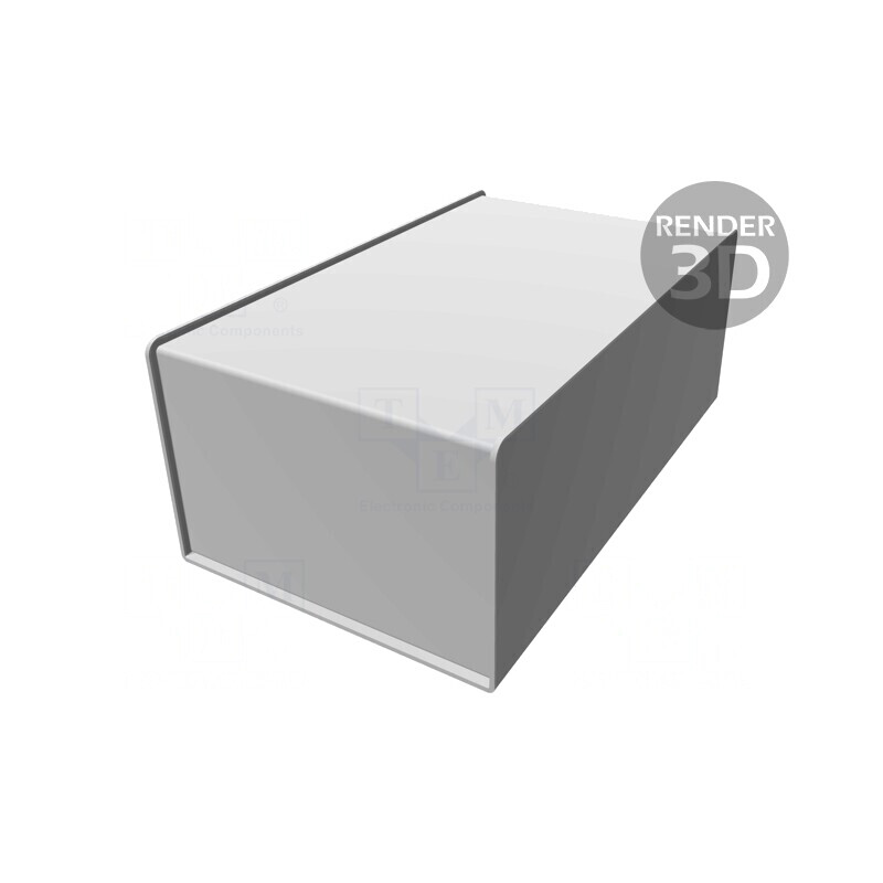 Carcasă Desktop Aluminiu 152x254x102mm | Electronic-mag.ro | Componente Electronice