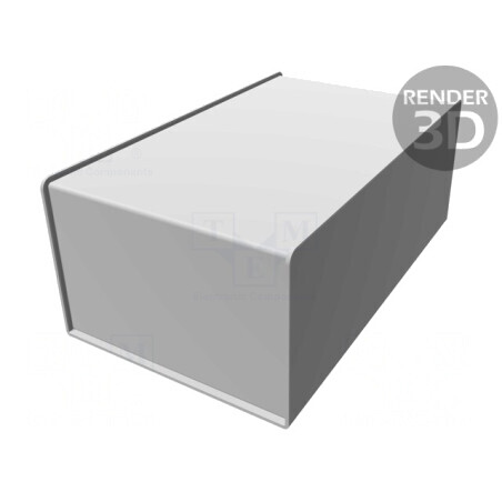 Carcasă Desktop Aluminiu 152x254x102mm | Electronic-mag.ro | Componente Electronice