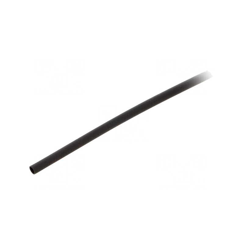 Manşon termocontractabil negru 2,36mm 1,2m 2:1  | Electronic-mag.ro | Componente Electronice