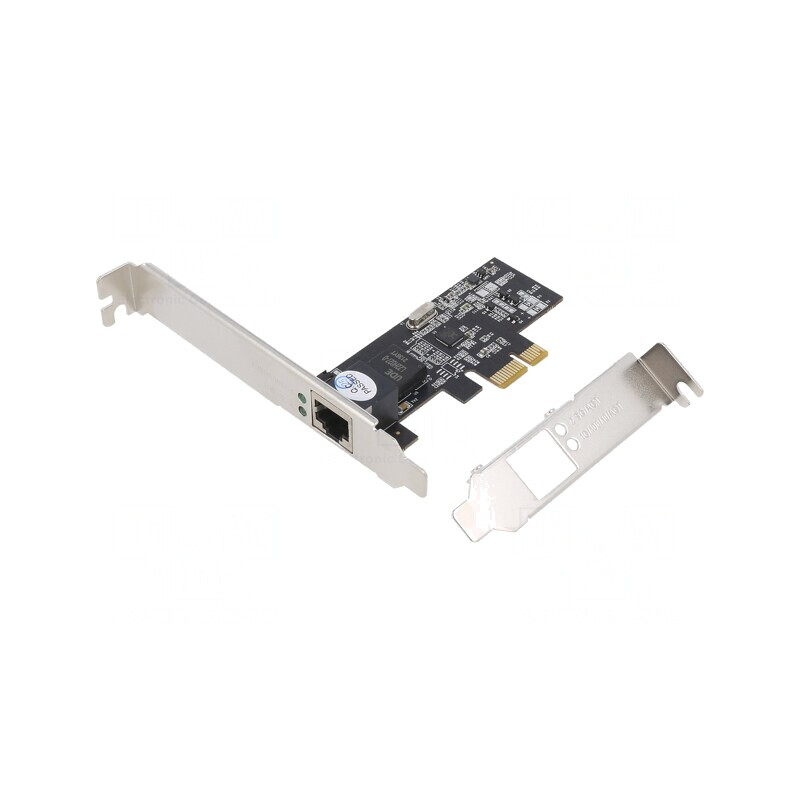 Card extensie PCIe RJ45 cu Wake-On-LAN | Electronic-mag.ro | Componente Electronice