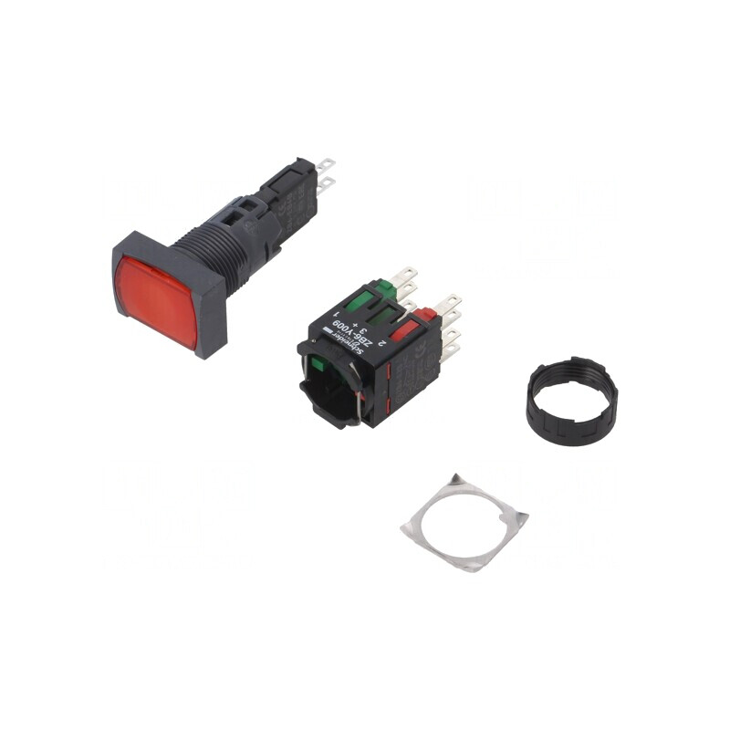 Comutator apăsare 16mm 1NC 1NO XB6DW4B5B | Electronic-mag.ro | Componente Electronice
