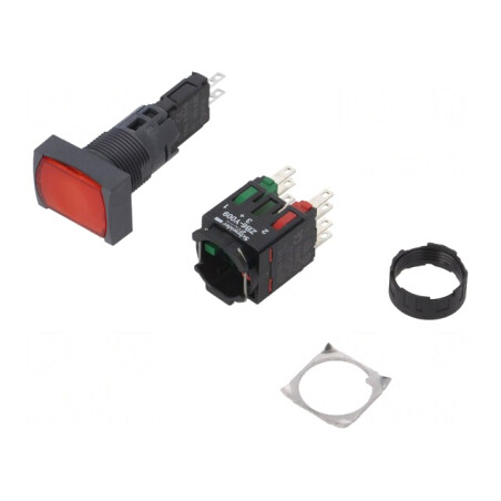 Comutator apăsare 16mm 1NC 1NO XB6DW4B5B | Electronic-mag.ro | Componente Electronice