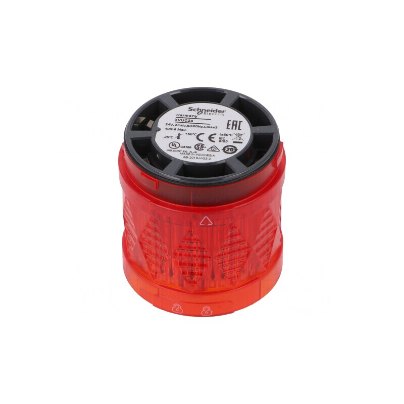 Semnalizator Luminos LED Roșu 24V IP65 Ø60mm | Electronic-mag.ro | Componente Electronice