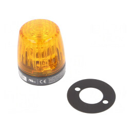Lumină Semnalizare Ambră 24VDC IP65 | Electronic-mag.ro | Componente Electronice
