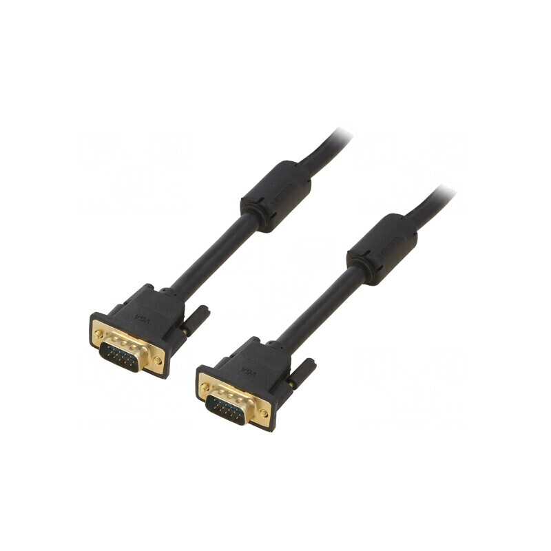 Cablu D-Sub 15 pini HD negru 25m | Electronic-mag.ro | Componente Electronice
