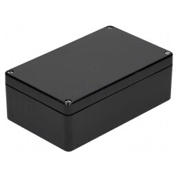 Carcasă universală poliester neagră 160x260x91mm | Electronic-mag.ro | Componente Electronice