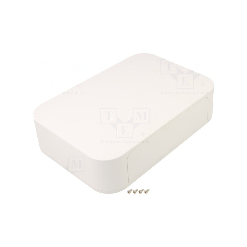 Carcasă ABS Albă cu Panou IP40 240x165x60mm | Electronic-mag.ro | Componente Electronice