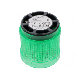 Semnalizator LED Verde 24V IP65 Ø60mm | Electronic-mag.ro | Componente Electronice