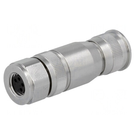 Conector M8 Mamă 4PIN Ecranat IP67 4A | Electronic-mag.ro | Componente Electronice