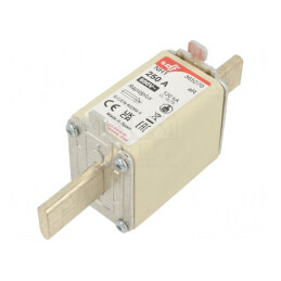 Siguranță 250A 690VAC 550VDC NH1 Argintie | Electronic-mag.ro | Componente Electronice