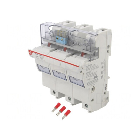 Clemă Siguranțe 100A 22x58mm pentru Șină DIN IP20 | Electronic-mag.ro | Componente Electronice